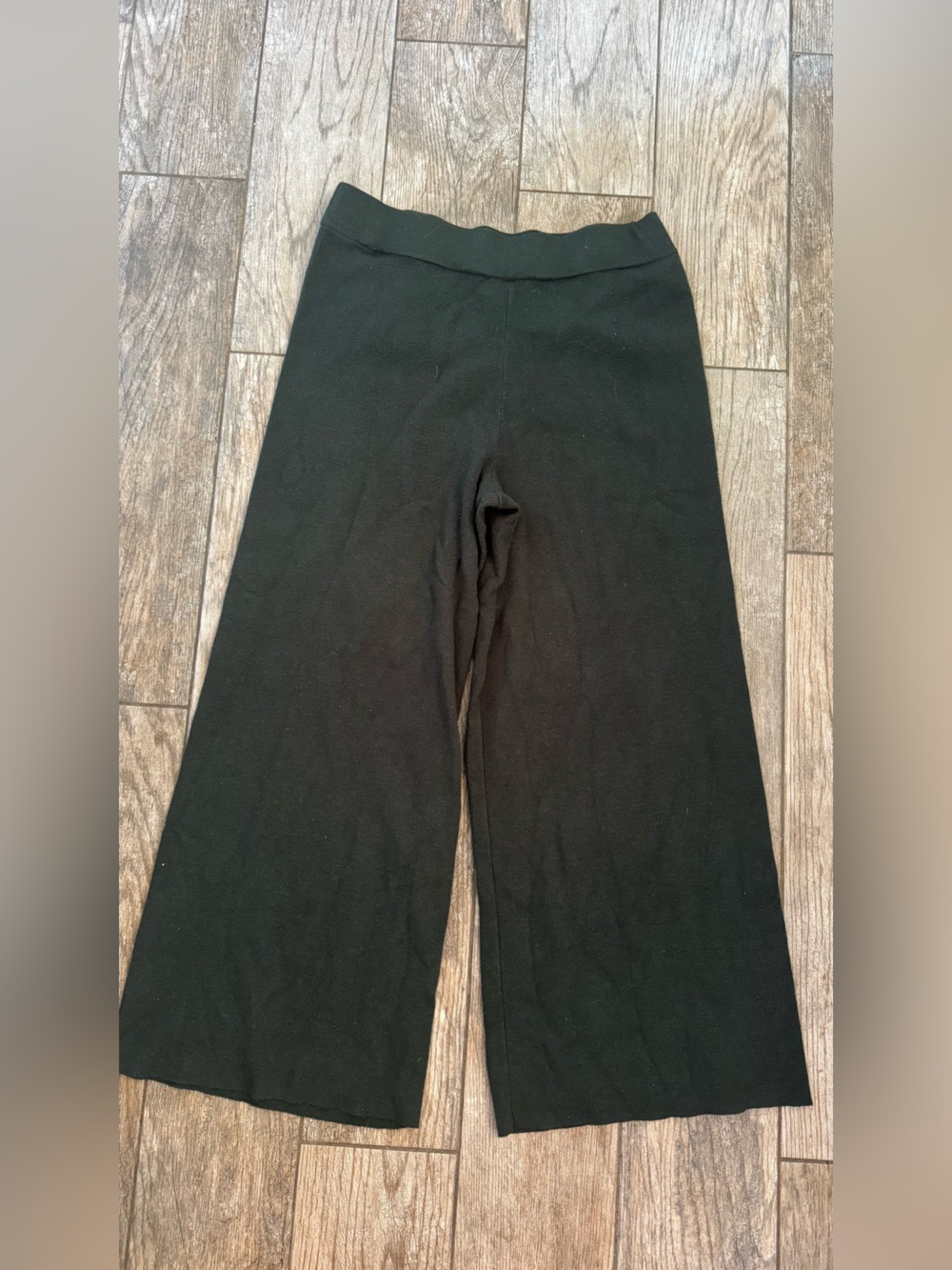 Women’s Wide-Leg Knit Pants — green